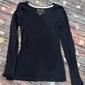 Decree Classic Black Long Sleeve Tee